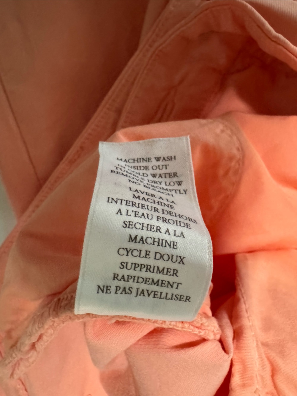 Frank & Eileen Wicklow Cotton Chino Italian Twill Size 6 - Picture 8 of 8